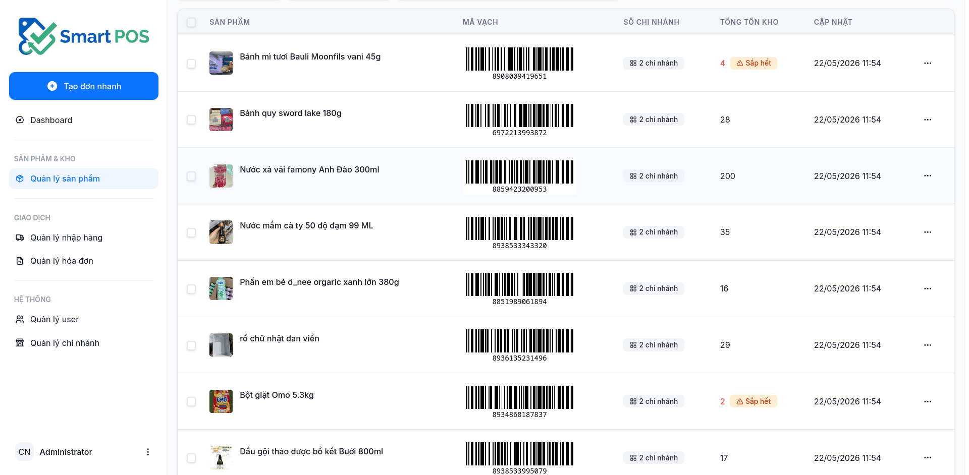 LCH Sale POS